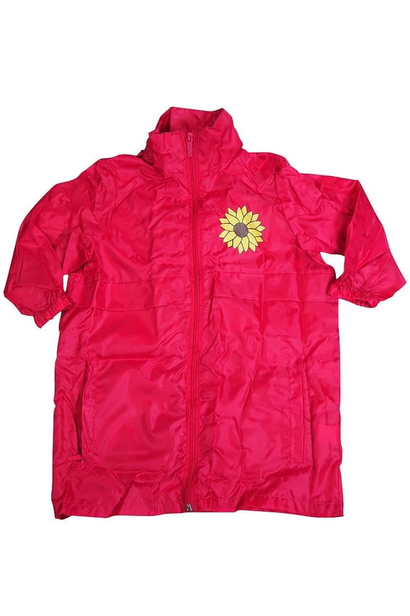 - Little Girls' Packable Rain Jacket 35425-3/4 (FUCHSIA)