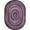 Purple/Nylon, variant on Feeling Fun 7'8" x 10'9" Oval Area Rug In Color Orange-Color:Orange,Material:Nylon