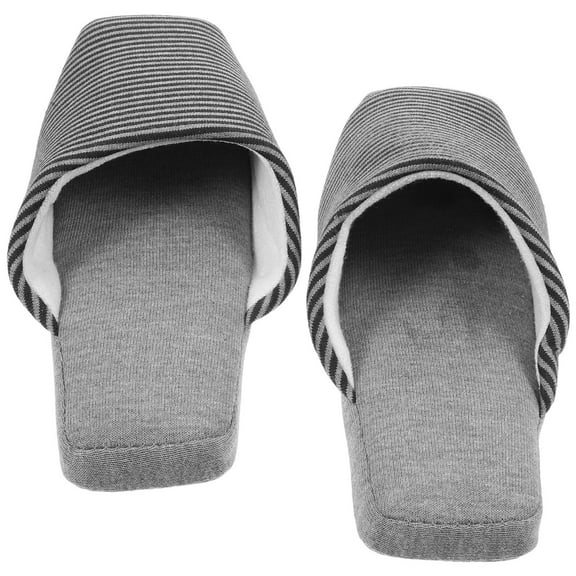 LOLIPPYY Men's Slippers 1 Pair, Warm Cotton Cloth Indoor Use, No Back Design with Anti- Sole
