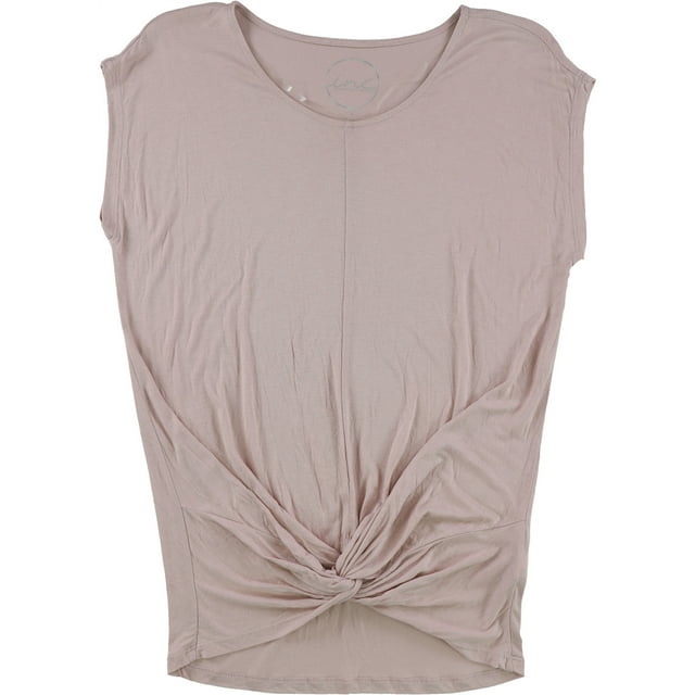 INC Womens Twist Front Pullover Blusa, Rosa, X-Large