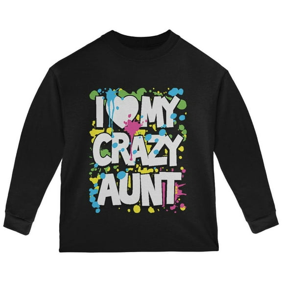 I Love Mommy Daddy Grandma Grandpa The Best Toddler Long Sleeve T Shirt Black 2T