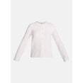 thumbnail image 6 of Scenario Women's Open Knit Cardigan Sweater with Long Sleeves, Lightweight, Sizes XS-XXXL, 6 of 6