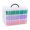 Three-layer small square bottle, variant on Three-layer small square bottle Bead Organizer Craft Storage Box