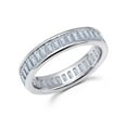 thumbnail image 4 of Lafonn Classic Sterling Silver Platinum Plated Rings (3.8 Cttw), 4 of 5