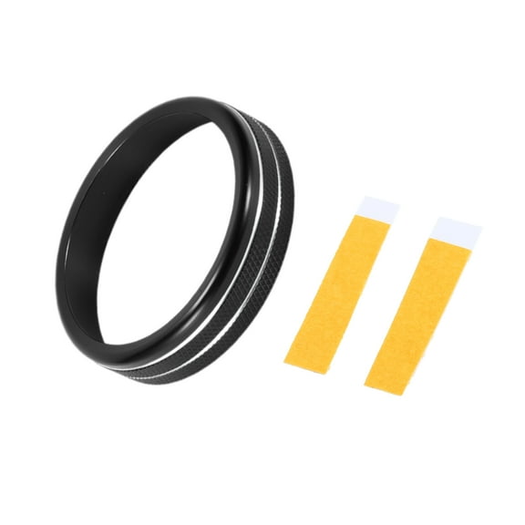 Unique Bargains AC 4WD Drive Mode Switch Knob Cover Interior Trim for Nissan X-Trail Rogue 21-23 Aluminum Alloy Black