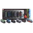 thumbnail image 1 of 6 in 1 Diecast Steam Train Locomotive Carriage Pull Back Model Education Toy, 1 of 10