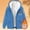 (Fashion 101)Blue, variant on Aimik Women Heavyweight Sherpa Fleece Hoodie Sweatshirt with Christmas Graphic Warm Full Zip Up Outdoor Jacket for Winter Holidays