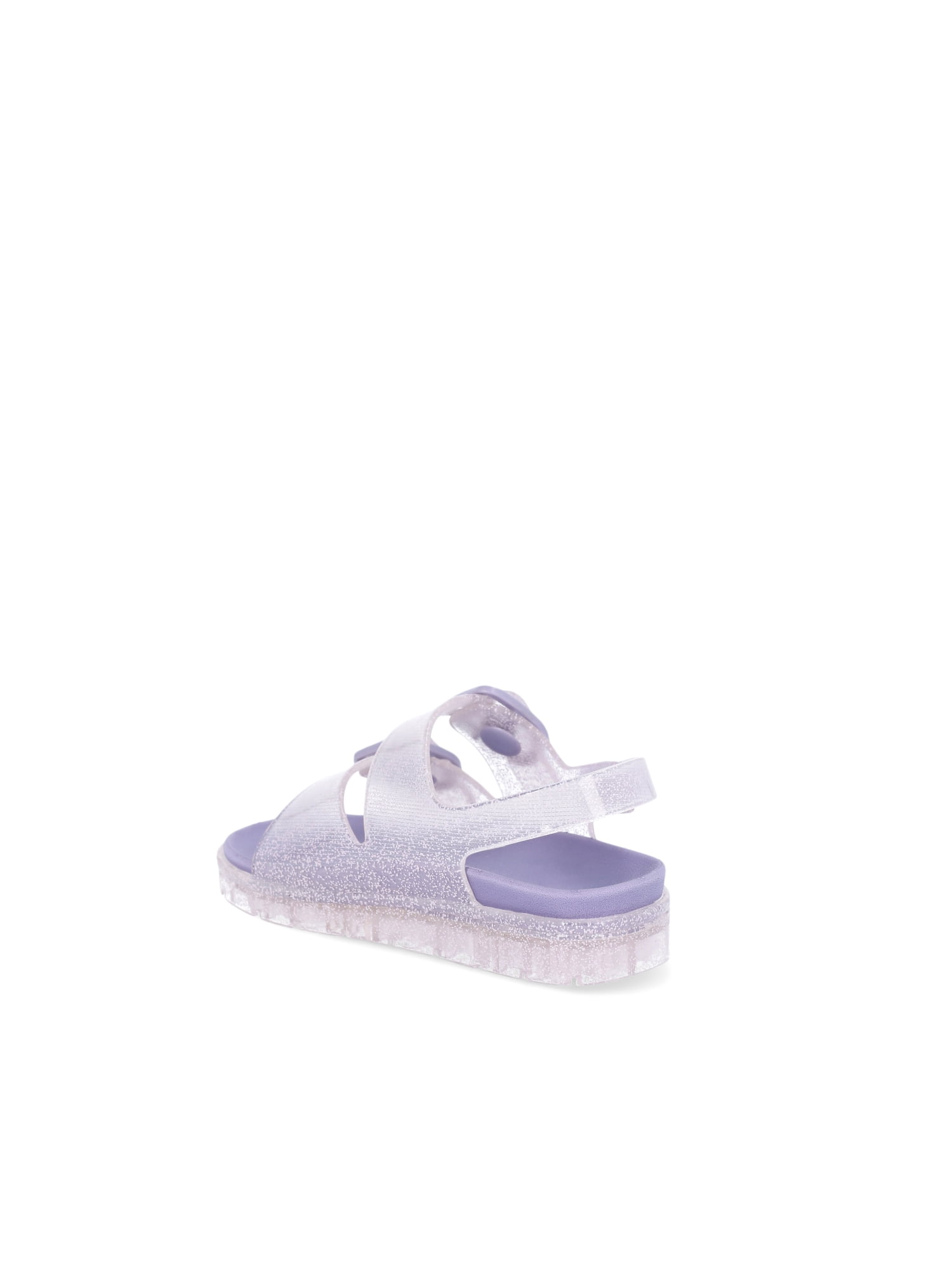 Wonder Nation Toddler Girls Two Buckle Jelly Sandals