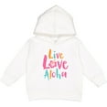 thumbnail image 2 of Inktastic Live Love Aloha Toddler Hoodie, 2 of 4
