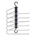 thumbnail image 2 of Unique Bargains Space Saving Non Slip Metal Pants Hangers 2 Pcs Black, 2 of 6