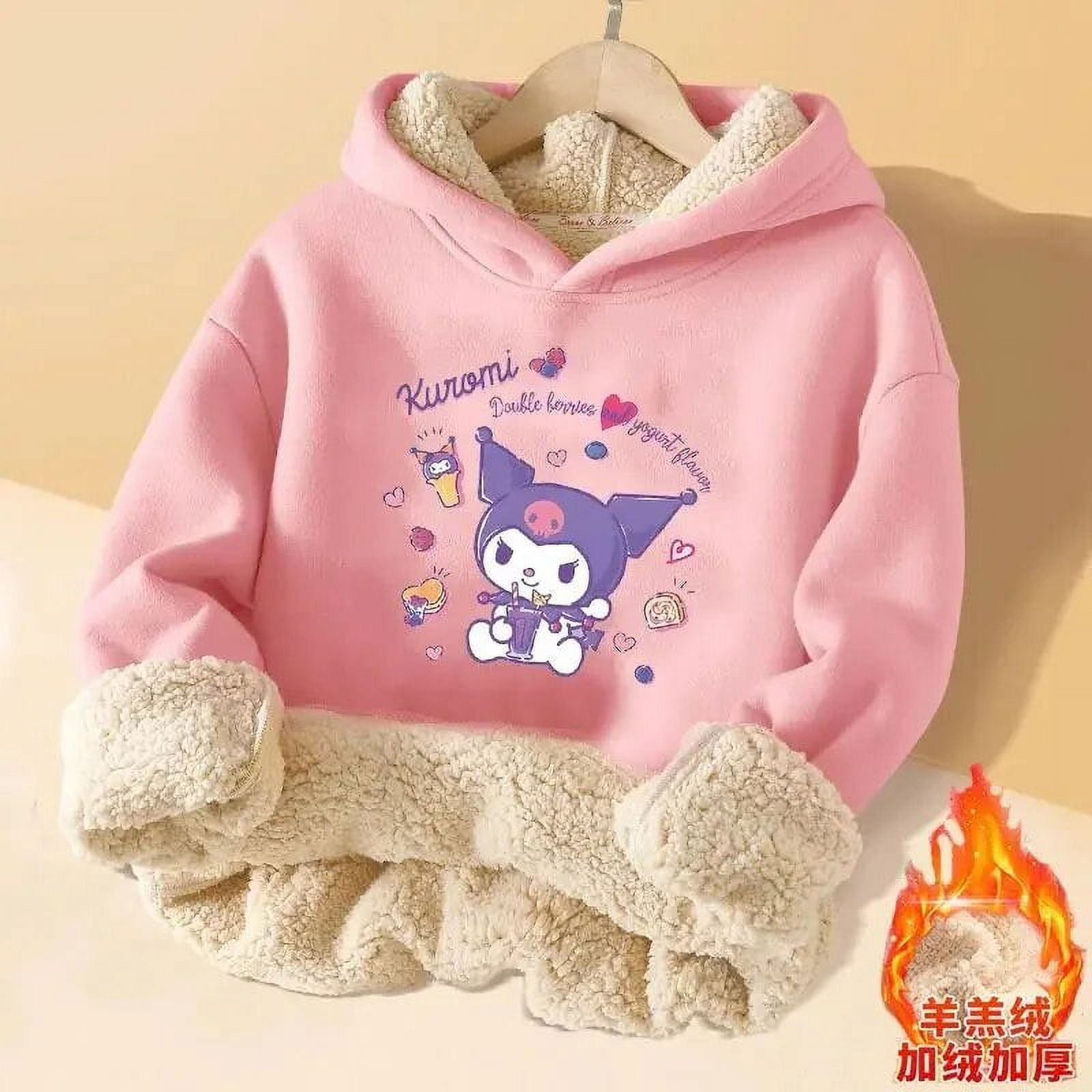 My melody & kuromi split pullover hoodie new arrivals