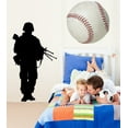 thumbnail image 2 of Wallhogs Haynes Military Soldier VII Silhouette Cutout Wall Decal, 2 of 2