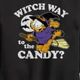 thumbnail image 3 of Garfield - Witch Way To The Candy - Toddler And Youth Crewneck Fleece Sweatshirt, 3 of 5