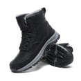 thumbnail image 2 of LASUDRAA Men's Hiking Boots Snow Boots Comfortable Anti-Slip Outdoor Walking Shoes Warm Faux Fur Lining, 2 of 9