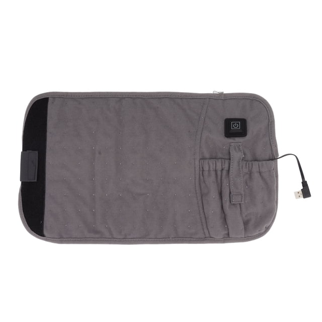 Heating Waist Belt, Soft Carbon Fiber Heating Relax Muscles USB Heating Belt Enhances Blood Circulation Cotton for Cold Weather