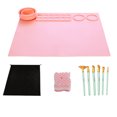 thumbnail image 1 of Alfombrilla de Pintura de Silicona Resistente Al Agua Almohadilla de Juguete con Copa de Barrido para Dibujar Arcilla Artística y Jugar ANGGREK Otros, 1 of 8