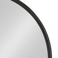 thumbnail image 4 of Kate and Laurel Caskill Round Framed Wall Mirror, Black 24" Diameter, 4 of 8