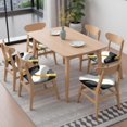 thumbnail image 6 of Black White and Gold Marble Seat Covers for Dining Room Chairs Set Of 6,Stretch Printed Washable Chair Seat Cover with Elastic Ties and Button,Removable Waterproof Couch Cushion Covers, 6 of 6