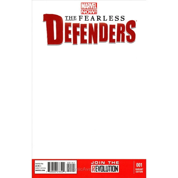 Fearless Defenders #1 (Blank) VF ; Marvel Comic Book
