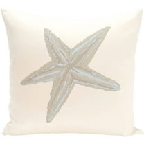 Simply Daisy 16" x 16" Sea Star Coastal Print Outdoor Pillow