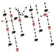 thumbnail image 4 of Tachiuwa Graduation Cap Garland Graduation Decoration Hanging Art Craft Bachelor s Charm Paper Party Backdrop Graduation Banner red, 4 of 10
