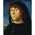 thumbnail image 3 of Antonello da Messina 20x24 Black Modern Framed Museum Art Print Titled - Portrait of a Man (1478), 3 of 5