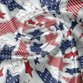 thumbnail image 5 of Ambesonne USA Window Valance, Star with Flags, 54" X 18", Indigo Red White, 5 of 5