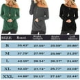 thumbnail image 2 of SWQZVT Womens Cold Shoulder Shirts Long Sleeve Twist Knot Top Casual Tunic Tops Darkgray Solid Color Blouse S-2XL, 2 of 5