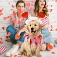 thumbnail image 6 of JGJJUGN Heart Shaped Dog Headband & Pompom Costume | Valentine's Day Dog Accessory | Pet Party Costume | Romantic Dog Wear | Comfortable Pet Collar | Holiday Celebration Outfit for Large Dogs, 6 of 6