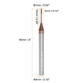 thumbnail image 2 of 2uds Cuadrado Nariz Extremo Molino 4mm Vástago 1mm x 10mm AlTiSin Recubierto Sólido Carburo 4 Flautas Extra Largo Fresado para Inoxidable Acero Aleación Endurecido Acero, 2 of 6