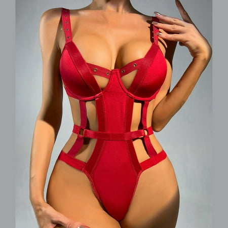 

Mishuowoti New Lace Sexy Hollow Out Nightclub Outfit Sexy Lingerie Set