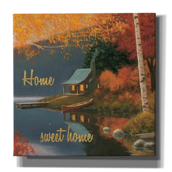 Epic Graffiti 'Quiet Evening II' by James Wiens, Canvas Wall Art, 12"x12"