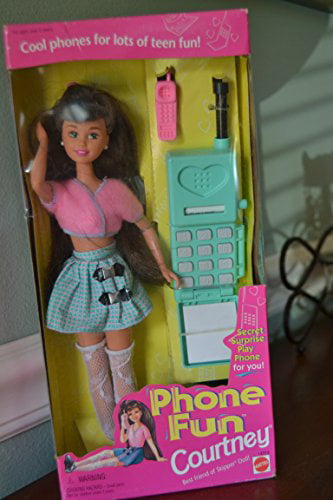 Barbie Phone Fun COURTNEY Doll, Friend of Skipper (1995) - Walmart.com