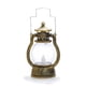 thumbnail image 1 of Lámpara de aceite retro vintage mini linterna LED colgante de mano de aceite para Halloween, decoración navideña-dorado, 1 of 7