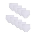thumbnail image 2 of Fruit of the Loom Women's 6+3 Bonus Pack Solid White Brief Panties, 2 of 6