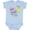 AE-Light Blue, variant on Inktastic Twinkle, Twinkle, Little Star with Yellow Moon in Night Cap Boys or Girls Baby Bodysuit