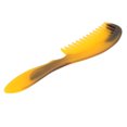 thumbnail image 4 of Peine Curly de Dientes Anchos de Plástico para Damas de 8" de Largo en Amarillo, 4 of 5