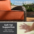 thumbnail image 5 of Bellefurn Outdoor Seat Cushions 22 X 24 X 6 inch for Patio Furniture,Outdoor Chair Cushions Outdoor Deep Seat Cushion with Water Resistant & Removable Cover Patio Cushions for Wicker Chair,Sofa,Couch, 5 of 12