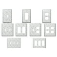 thumbnail image 2 of Colester Direct Aluminum Diamond Plate Wallplate Double Toggle, 2 of 2