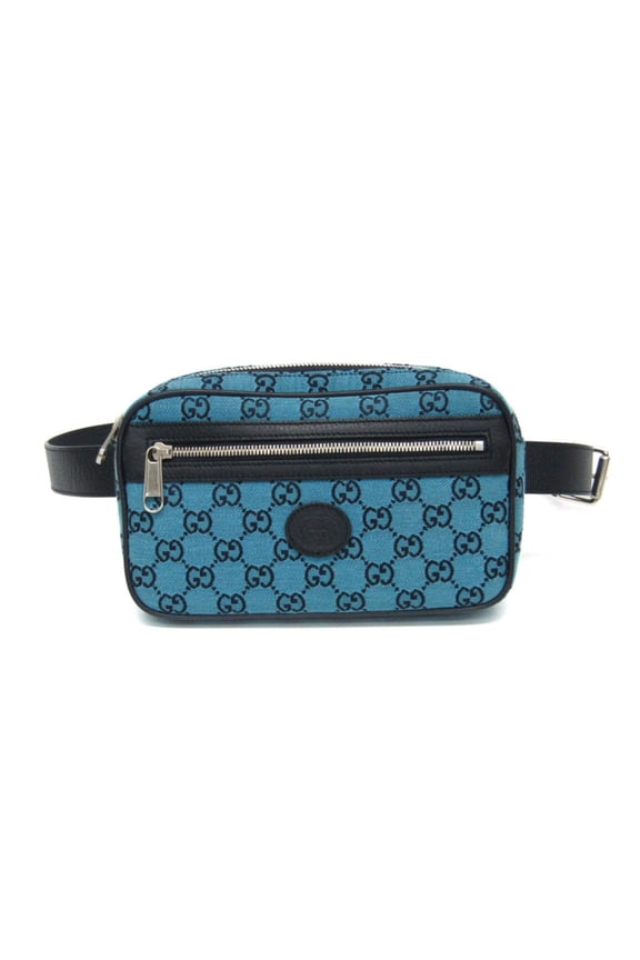 Pre-Owned Gucci GG Canvas Interlocking G 658657 Men,Women GG Canvas,Leather Fanny... (Good)