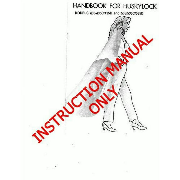 Husqvarna Viking Huskylock 435 435C 435D User Owners Manual