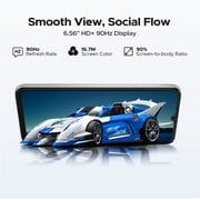 DOOGEE Note 56 Pro Android 16 Phone,32GB+128GB/2TB Unlock Android Phones,6150mAh Battery Gemimi AI,6.56HD+90Hz IPS,Dual Camera/Nfc/Otg/Face ID