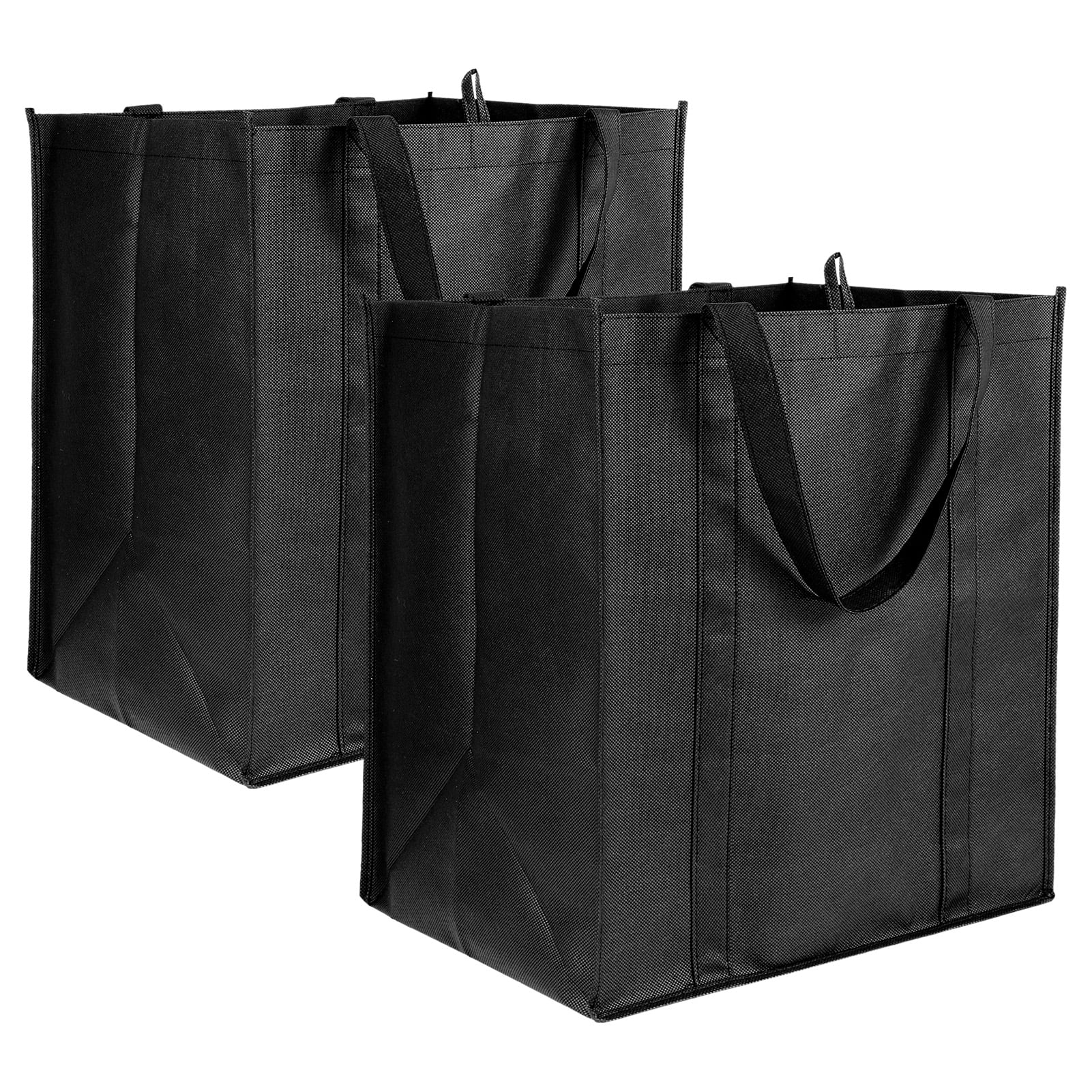 sixwipe 2 Pack Reusable Grocery Shopping Bags, 15*13.2*10 inch Reusable