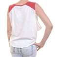 thumbnail image 5 of Superman Junior Women's Hi-Low Sleeveless Logo T-Shirt DC Comics (Large), 5 of 5