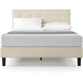 thumbnail image 4 of Zinus Ibidun Button Tufted Upholstered Platform Bed Frame with Headboard, 4 of 6