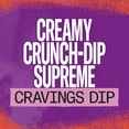 thumbnail image 3 of (4 pack) Taco Bell Creamy Crunch-Dip Supreme Cravings Dip, 15 oz Jar, 3 of 16