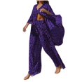 thumbnail image 1 of Pompotops Ensemble Mode Femme 2 Pcs Cardigan à Manches Longues + Pantalon Ample en Liquidation, 1 of 5