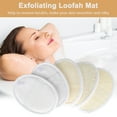 EEEkit Exfoliating Loofah Sponge Pads, Natural Luffa Body Scrubber for