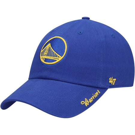 Women s 47 Royal Golden State Warriors Miata Clean Up Logo Adjustable Hat