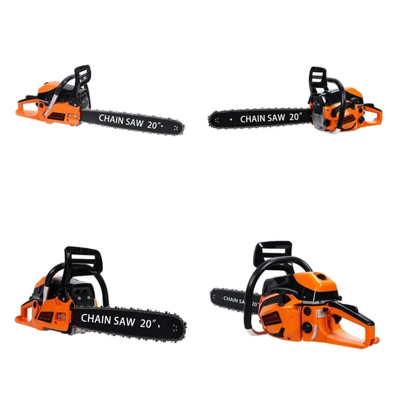 58CC 2-Cycle Gas Chainsaw 20 Inch, Handheld Gas Powered Chainsaw with Automatic Oiler & Anti-Vibration for Wood Cutting, Tree Trimming and Firewood